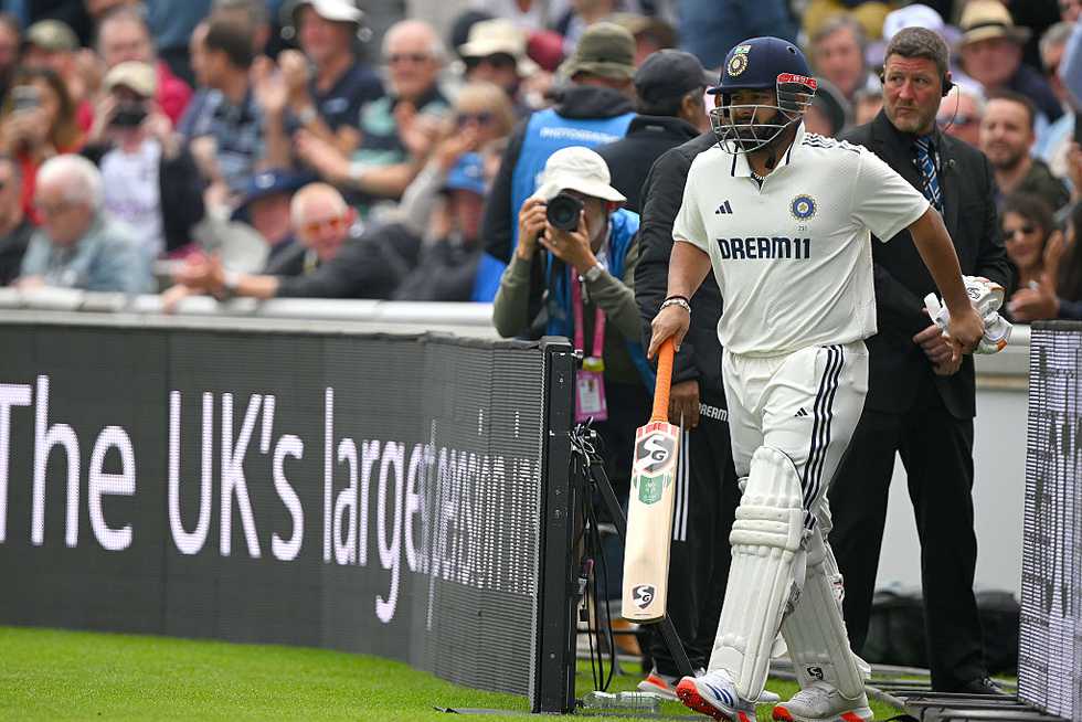 With a fractured foot, a limping gait, and zero regard for pain, Pant once again walked into legend