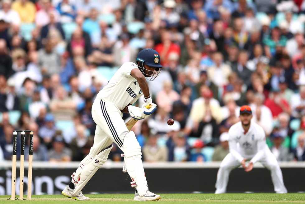 No reaching, no flashing, no flirting outside off - Sai Sudharsan followed the 'hands in the pocket' technique on Day 1 at the Oval