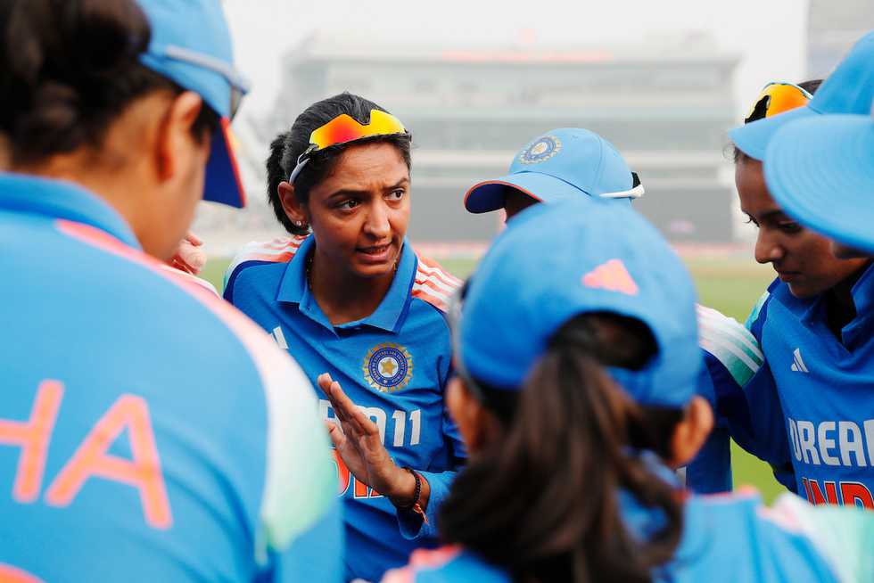 Harmanpreet Kaur has the honour of leading India in a home World Cup. Harmanpreet Kaur has the honour of leading India in a home World Cup.