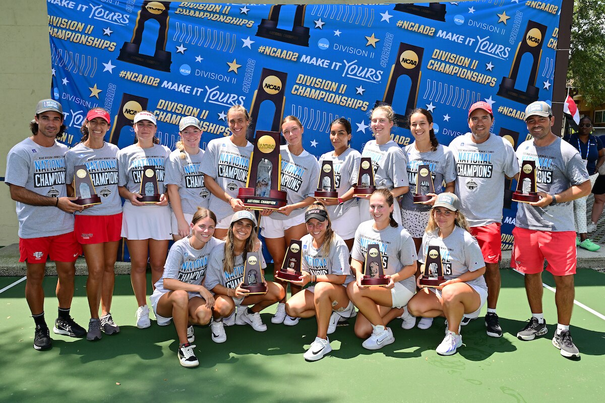 Barry has won the 2025 NCAA DII women's tennis championship.