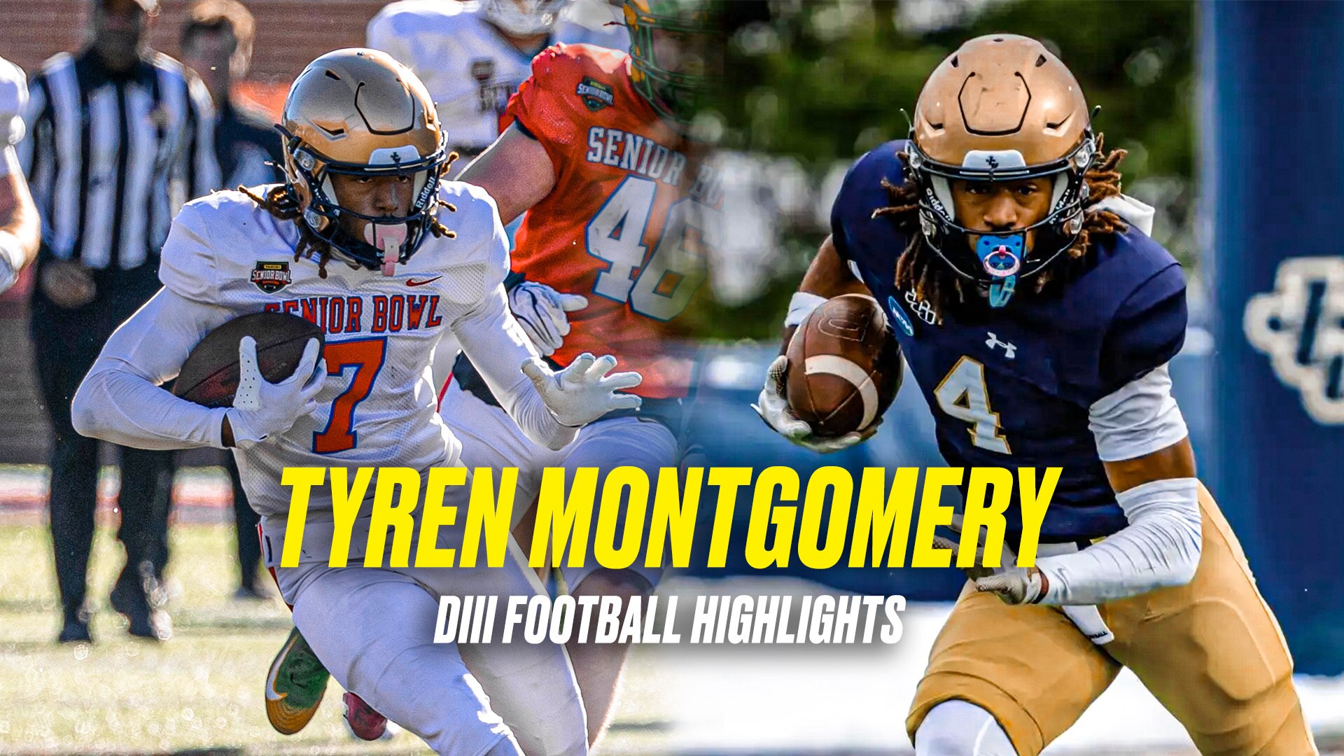 Tyren Montgomery of DIII football John Carroll was in the 2026 Senior Bowl